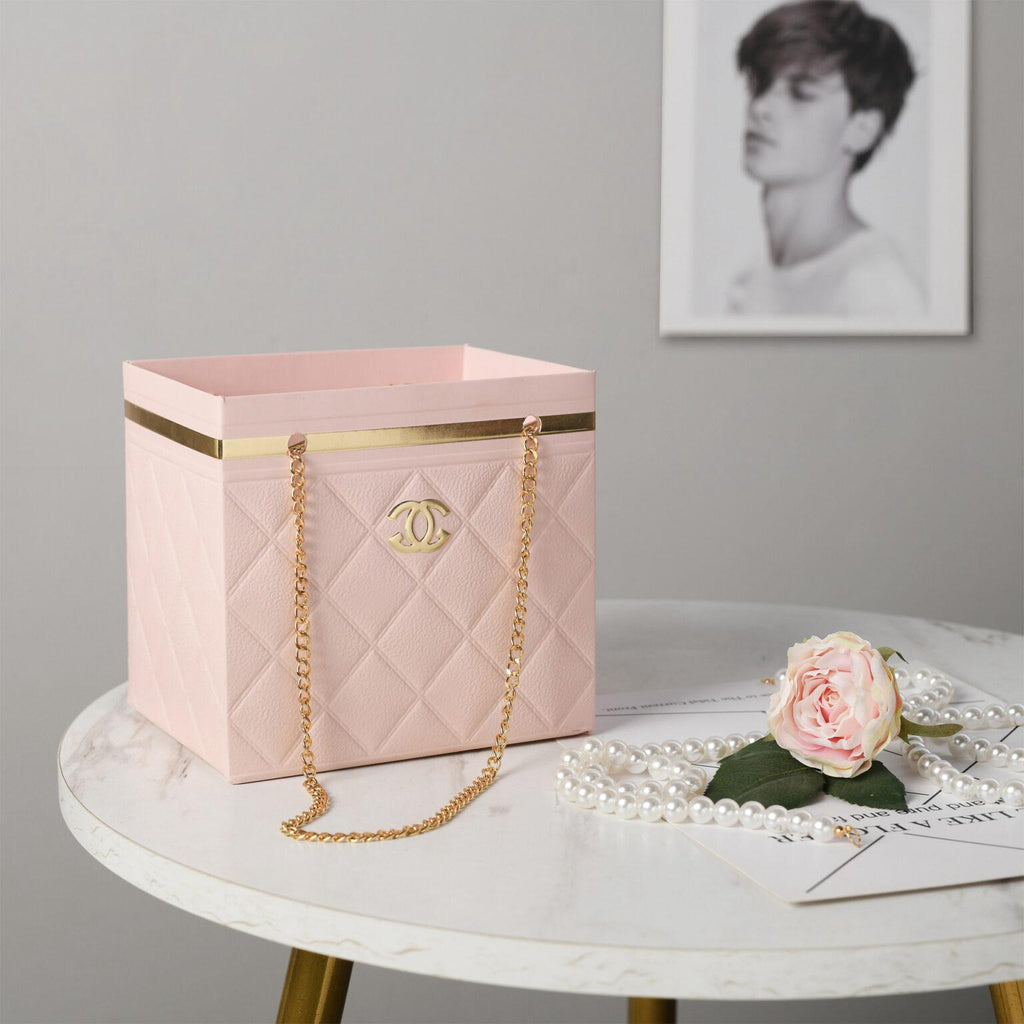 Channel-Inspired Flower Hand Bag
