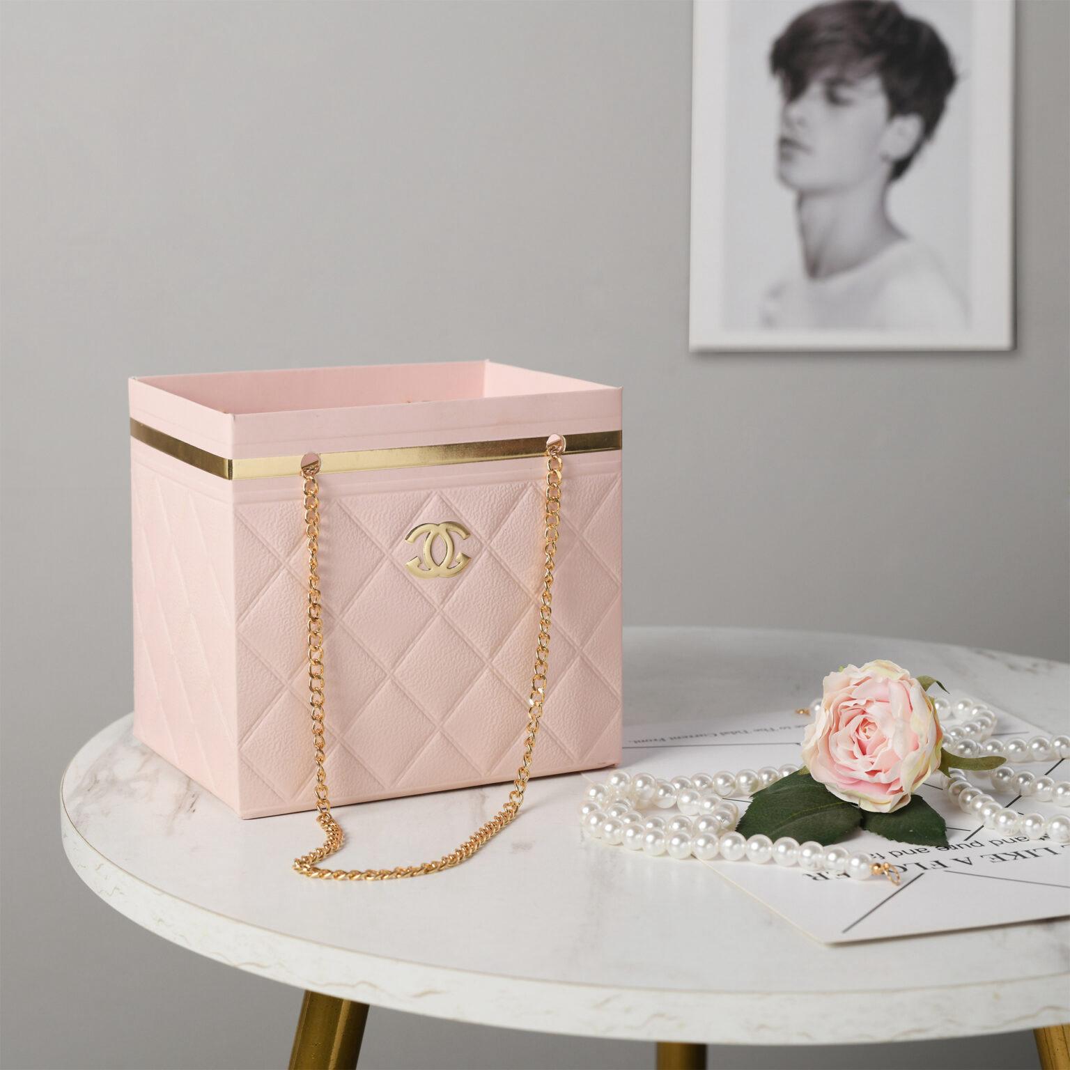 Channel-Inspired Flower Hand Bag
