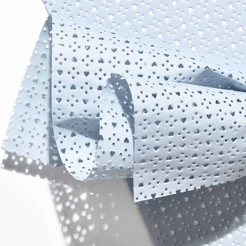 hollow heart mesh wrappinng paper