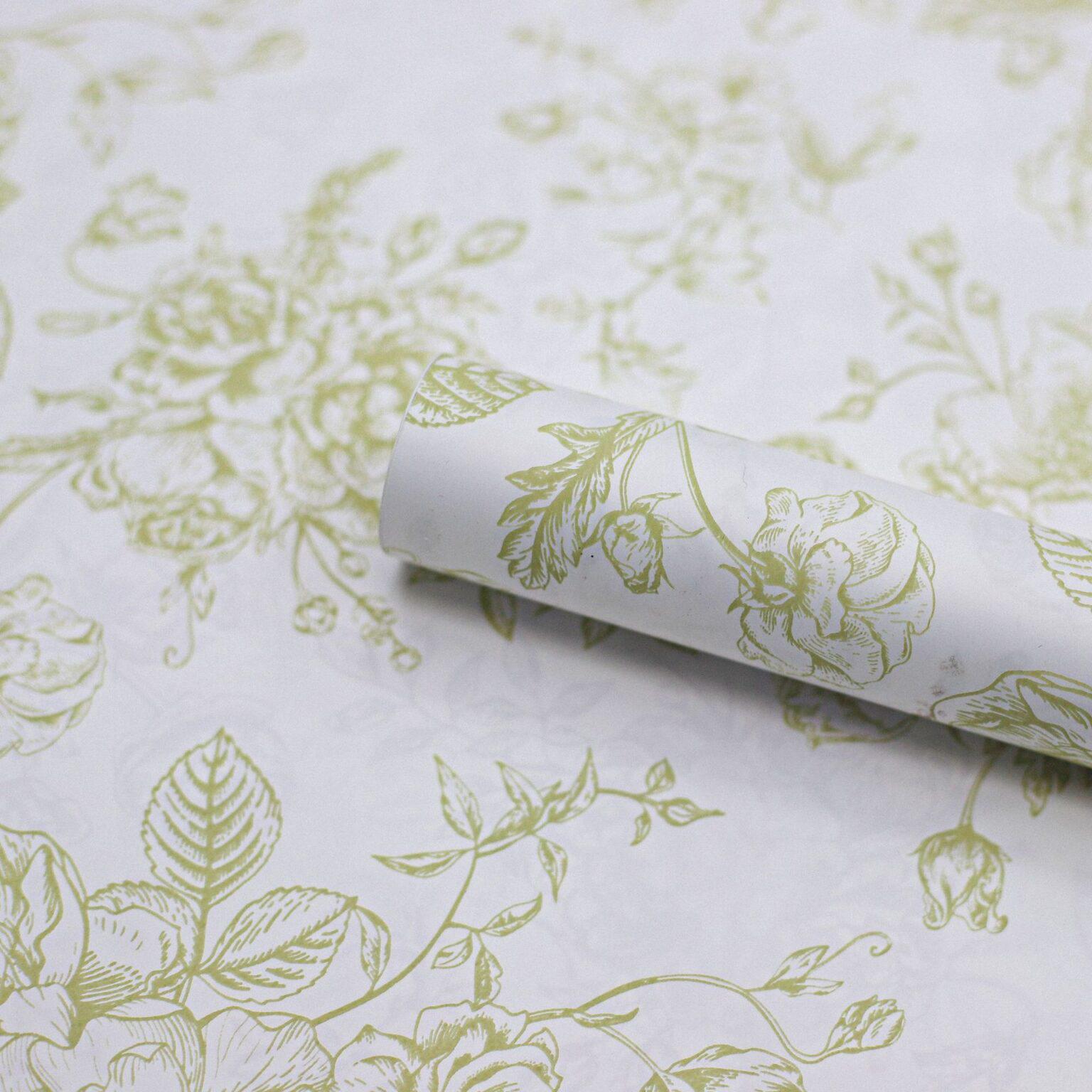 afternoon tea flower wrapping paper