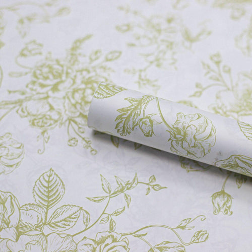 afternoon tea flower wrapping paper