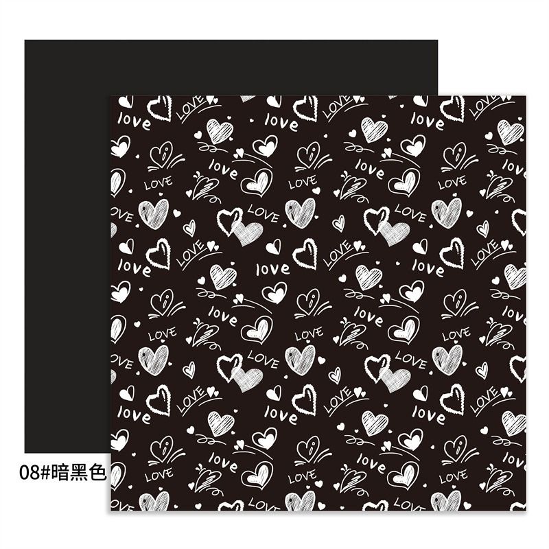 love hearth flower wrapping paper