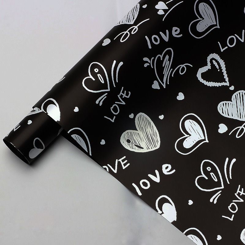 falling in love flower wrapping paper