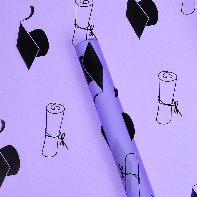 Graduation Bouquet Wrapping Paper