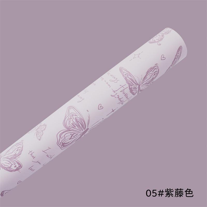 butterfly bouquet wrapping paper