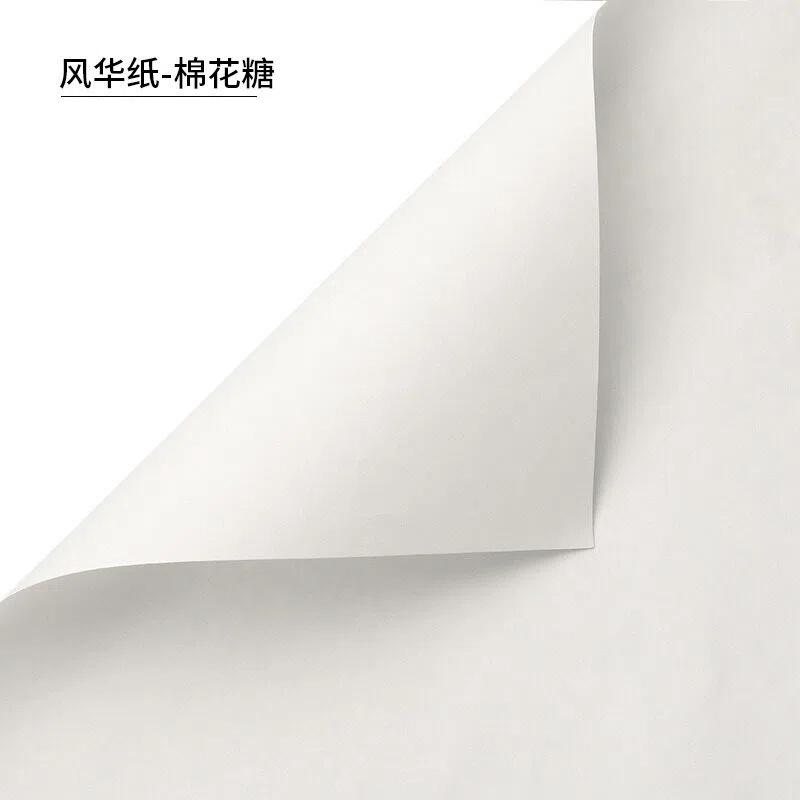 elegant monochrome rose bouquet paper for f;orist