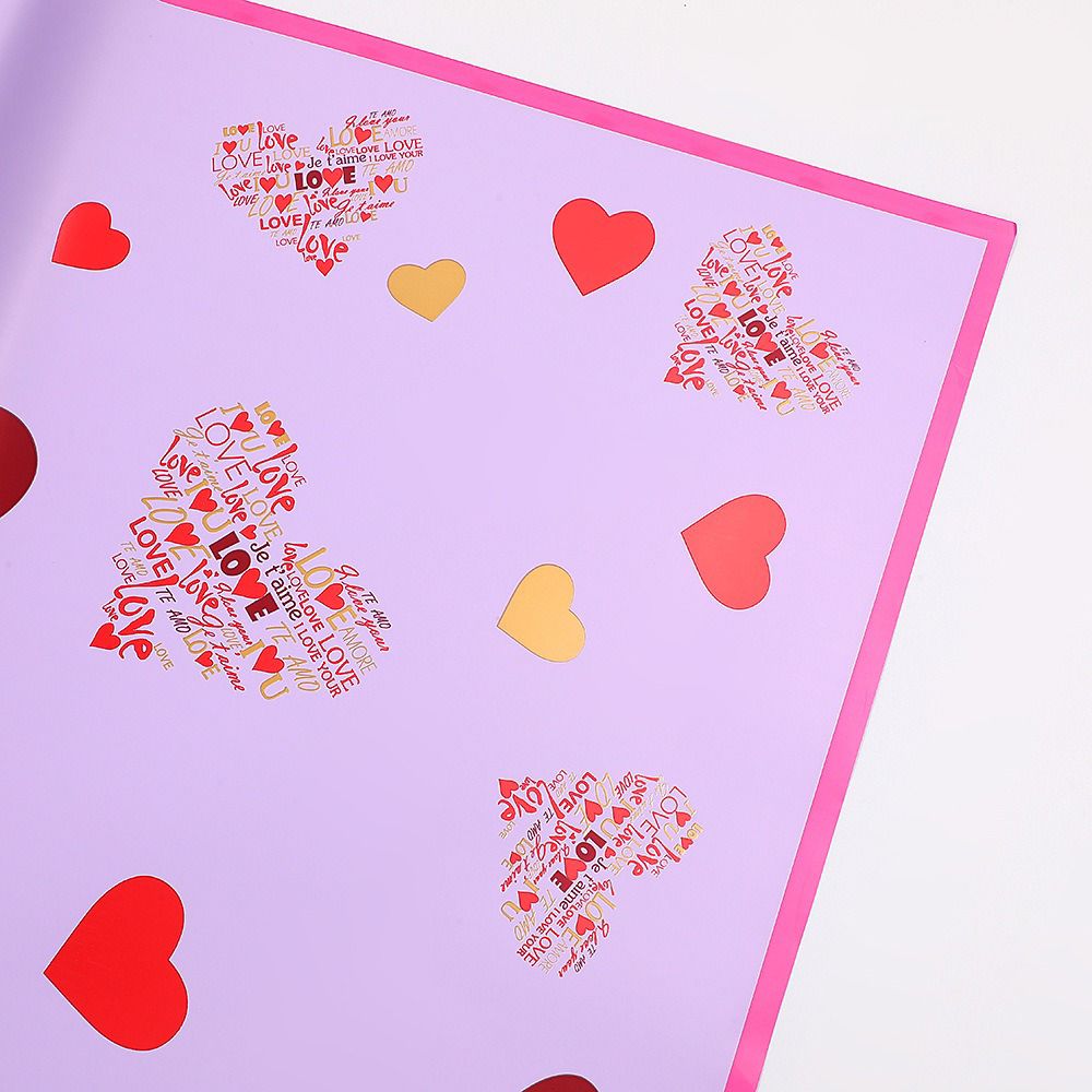 full of love wrapping paper
