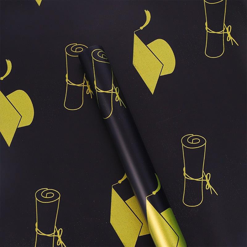 Graduation Bouquet Wrapping Paper