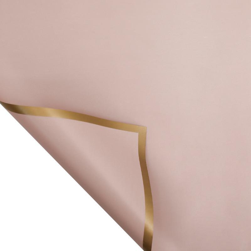 gold trimmed floral wrapping paper