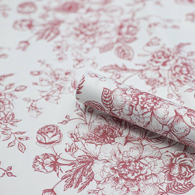 afternoon tea flower wrapping paper