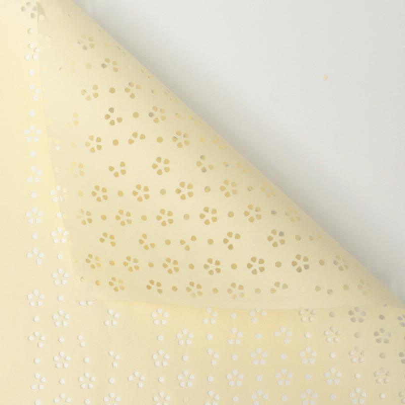 Elegant Floral Hollow Wrapping Paper for Bouquets