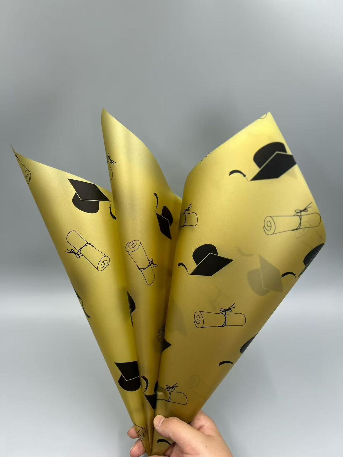 Graduation Bouquet Wrapping Paper