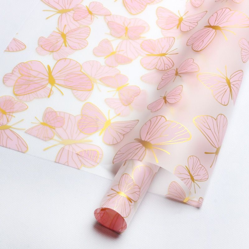 butterfly wrapping paper