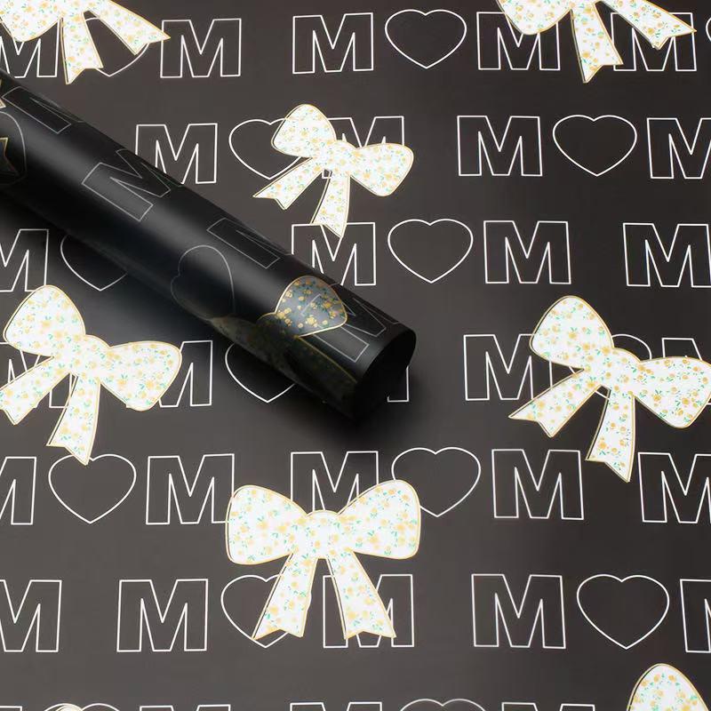 knot floral wrapping papper