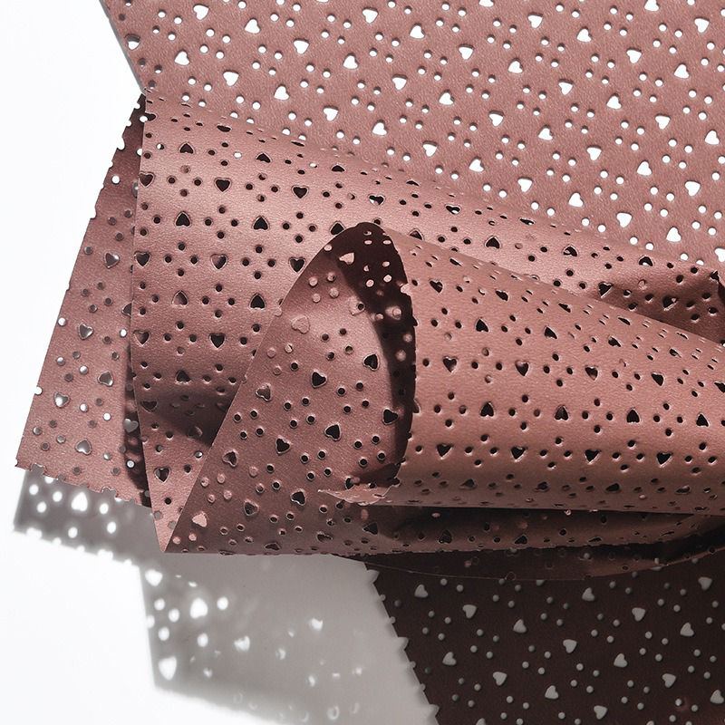 hollow heart mesh wrappinng paper