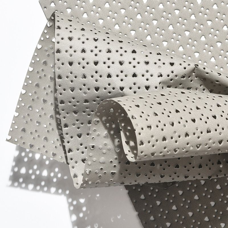 hollow heart mesh wrappinng paper