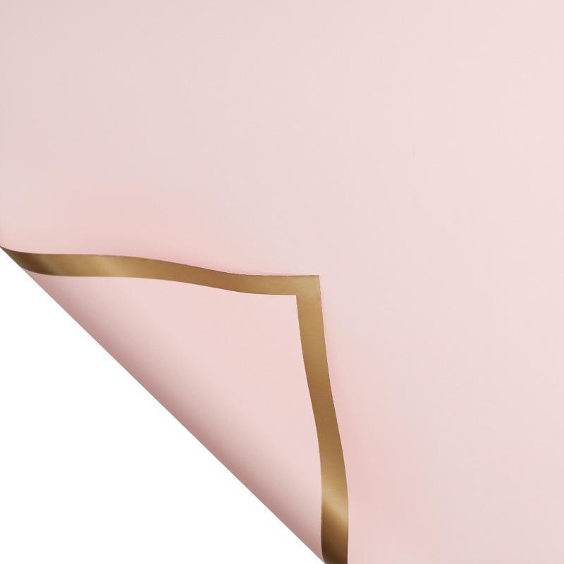 gold trimmed floral wrapping paper