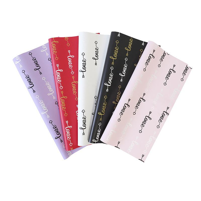 keep loving florist wrapping paper