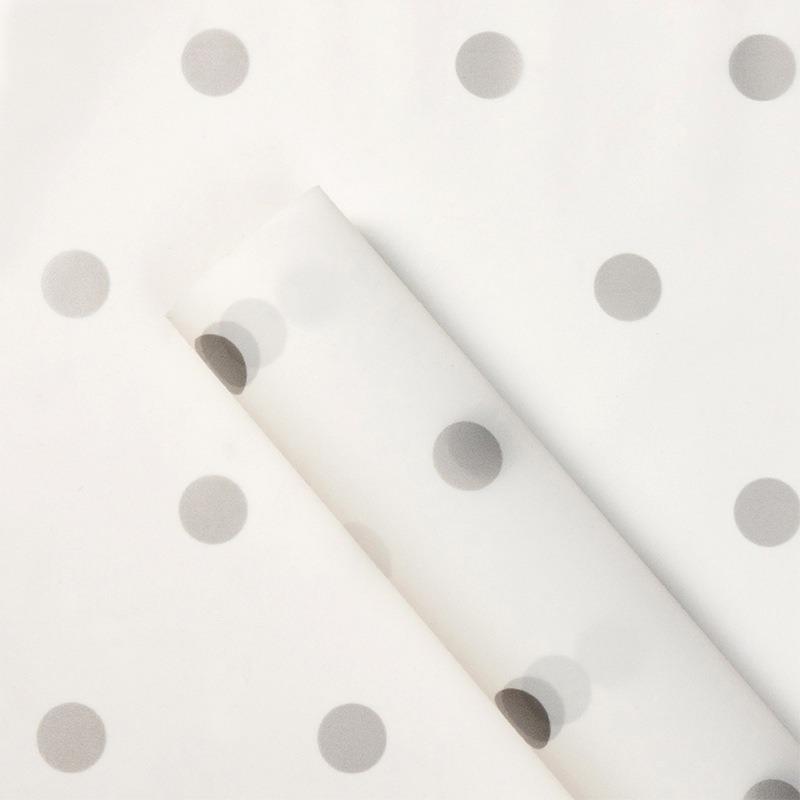 caramel dots floral wrapping paper