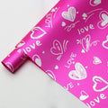 falling in love flower wrapping paper