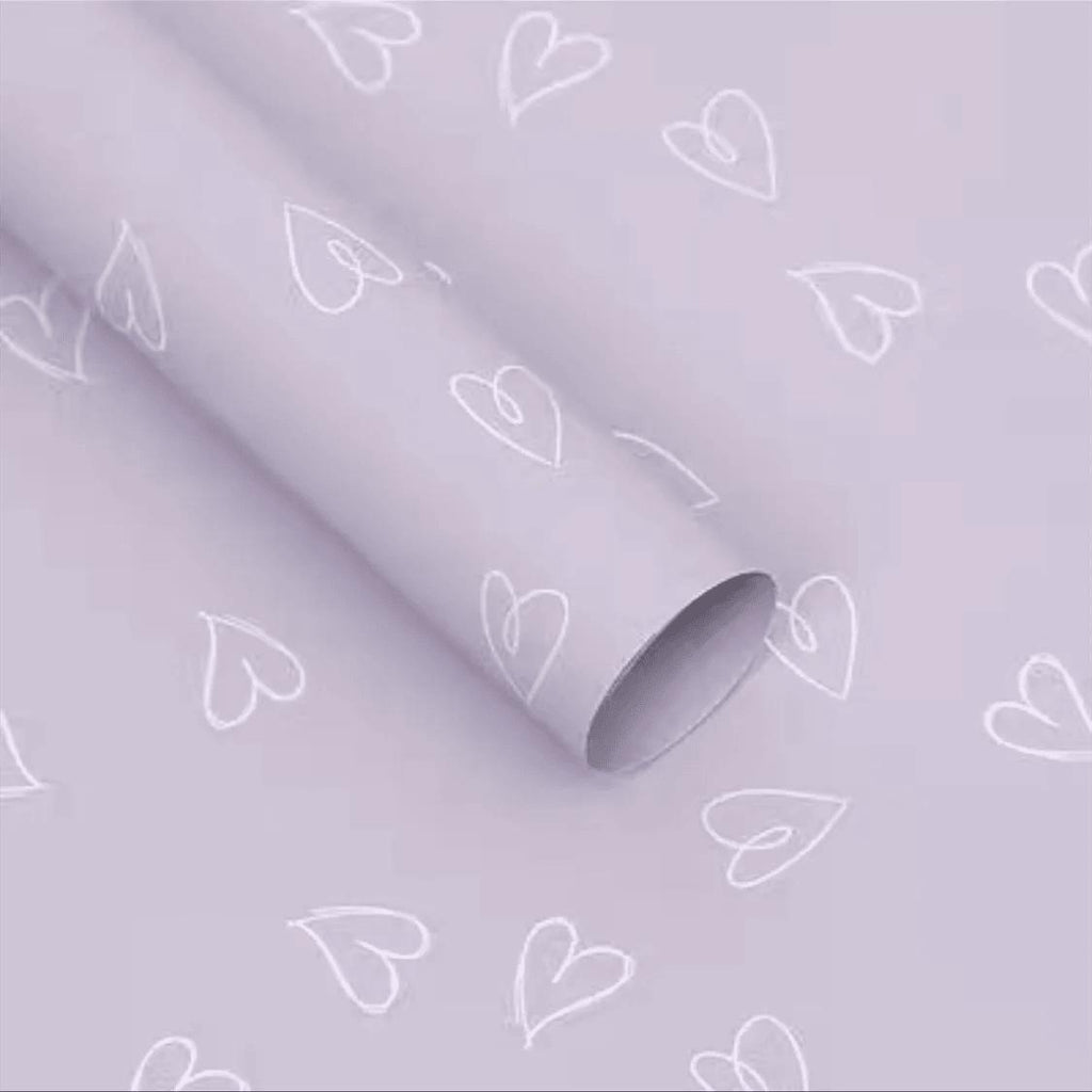 sweethearth bouquet wrapping paper