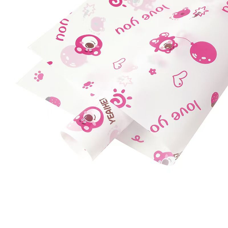 losto bear gift wrap sheets