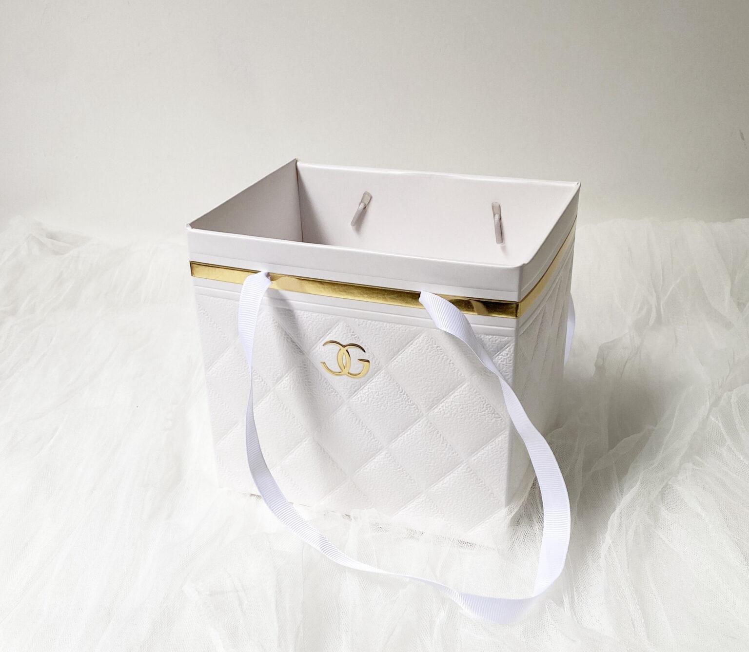 Channel-Inspired Flower Hand Bag