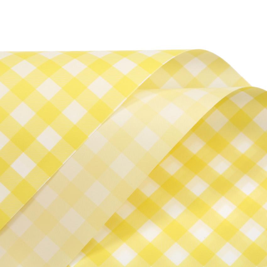 Bouquet Paper Youthful Plaid Design | Modern Gift Flower Wrap