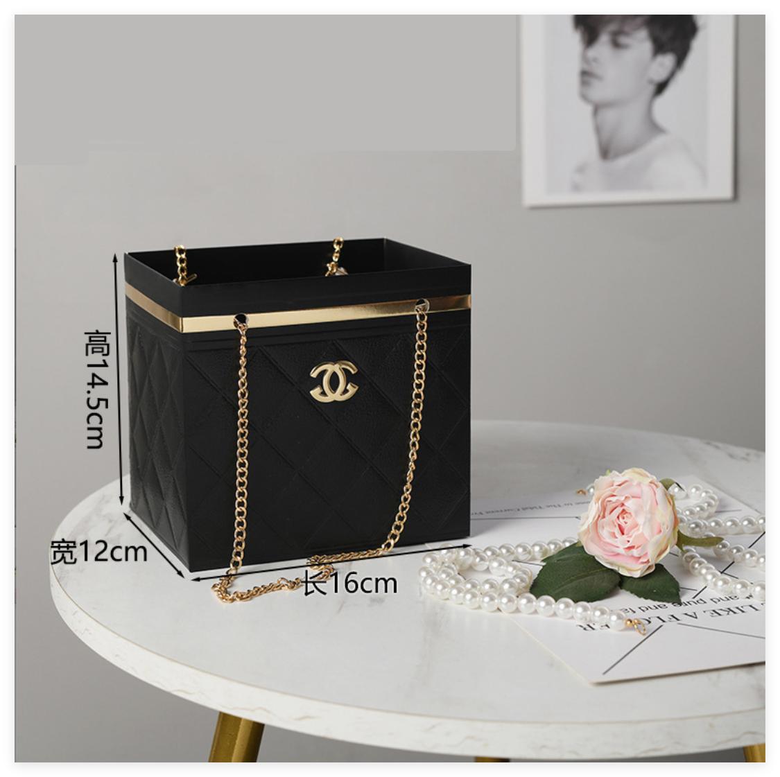 Channel-Inspired Flower Hand Bag