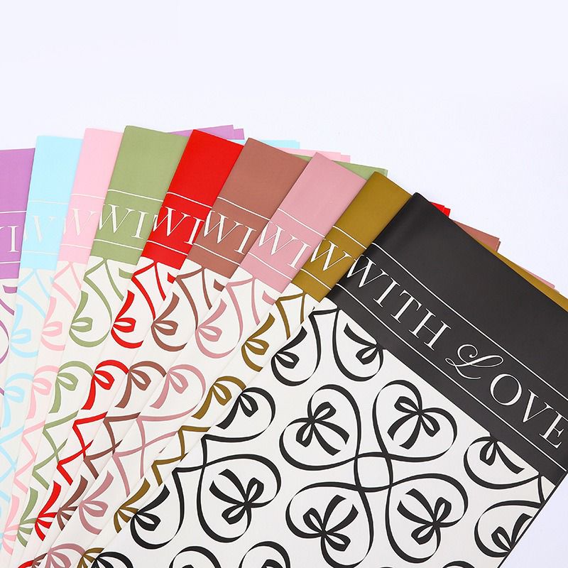 chrome hearts flower wrapping paper