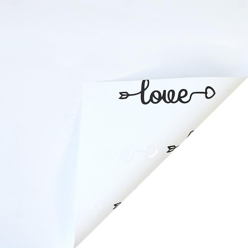 keep loving florist wrapping paper