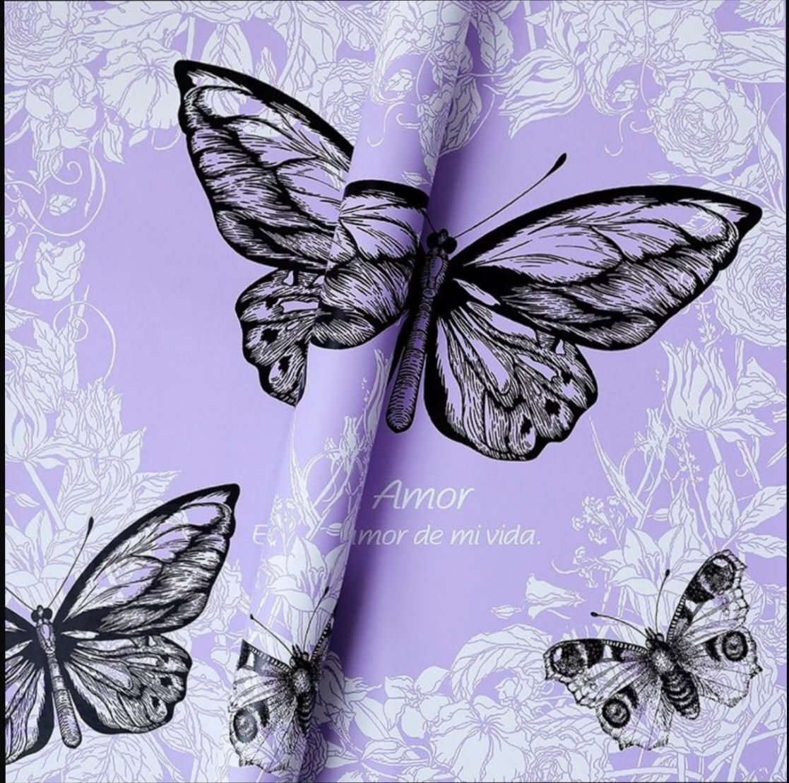 BUTTERFLY STYLE WRAPPING PAPER