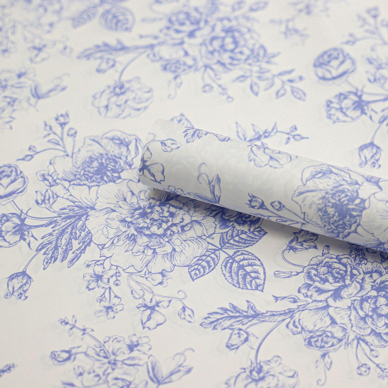 afternoon tea flower wrapping paper