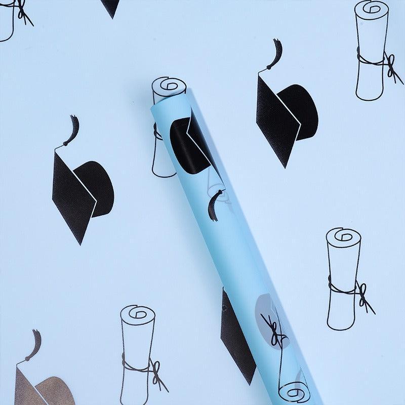 Graduation Bouquet Wrapping Paper