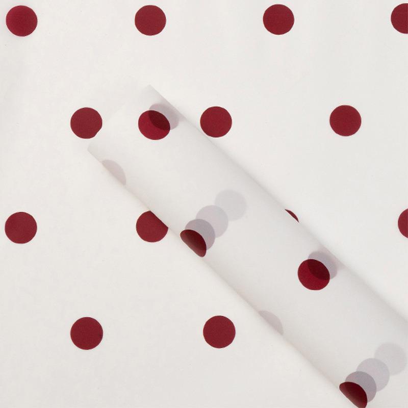 caramel dots floral wrapping paper