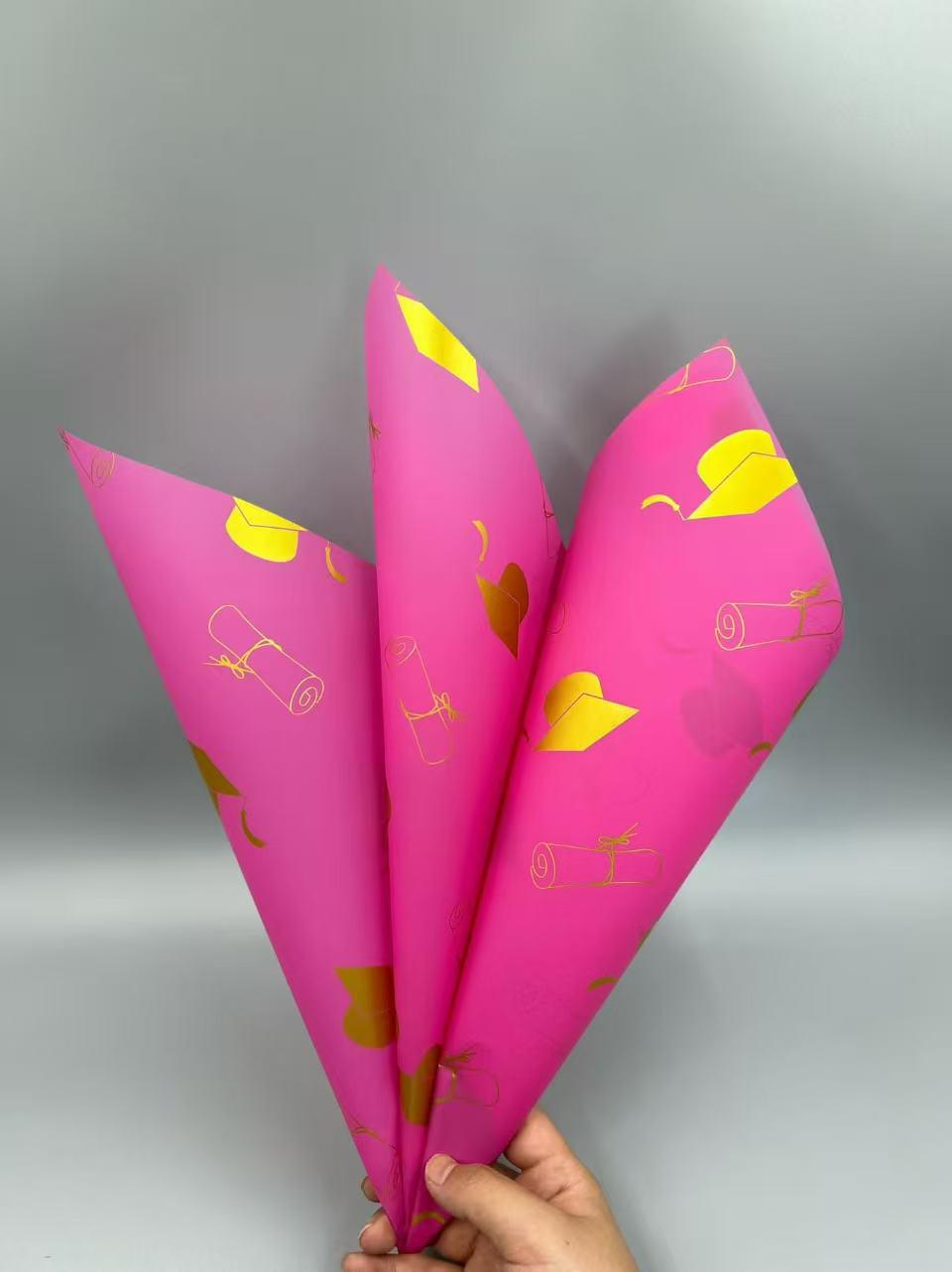 Graduation Bouquet Wrapping Paper