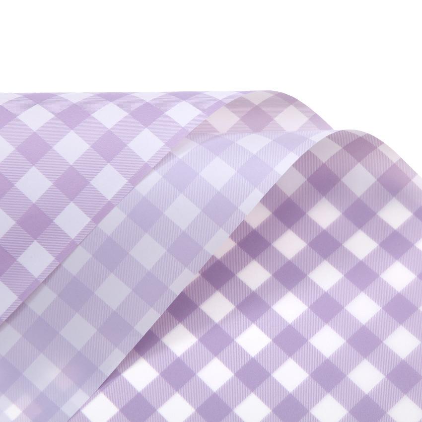 Bouquet Paper Youthful Plaid Design | Modern Gift Flower Wrap