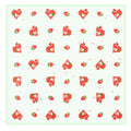 strawberry girl wrapping paper