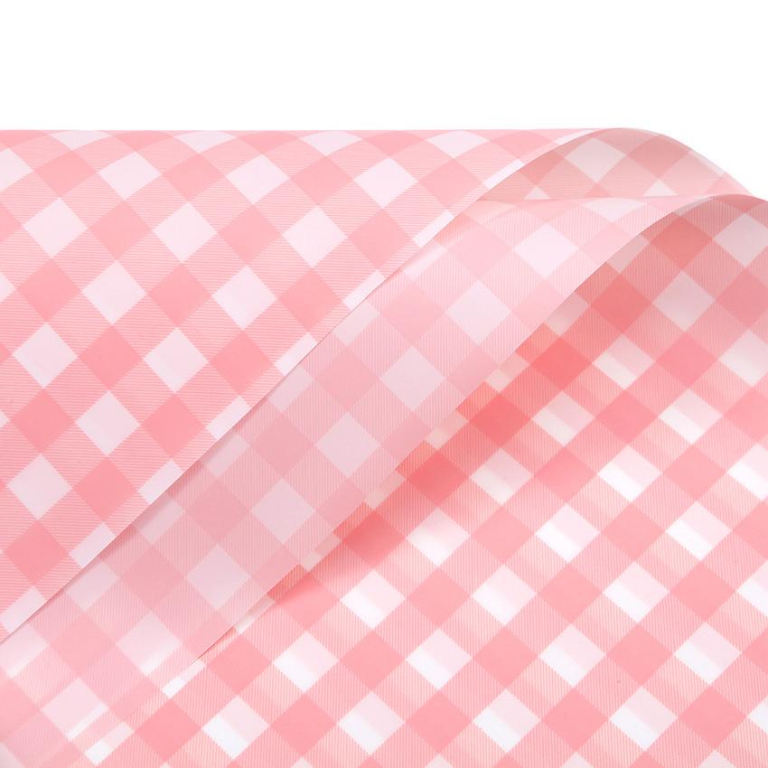 Bouquet Paper Youthful Plaid Design | Modern Gift Flower Wrap