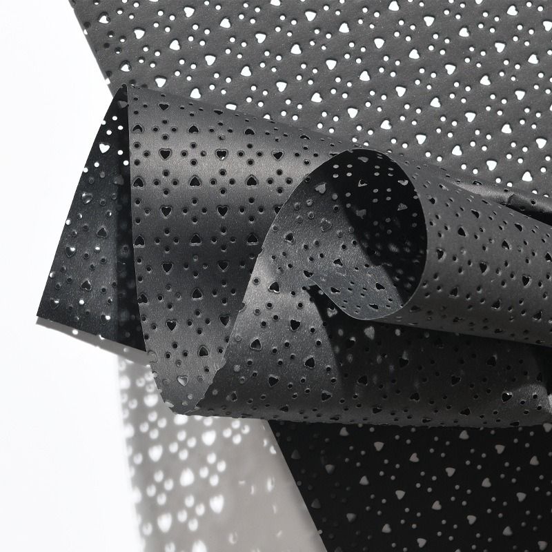 hollow heart mesh wrappinng paper