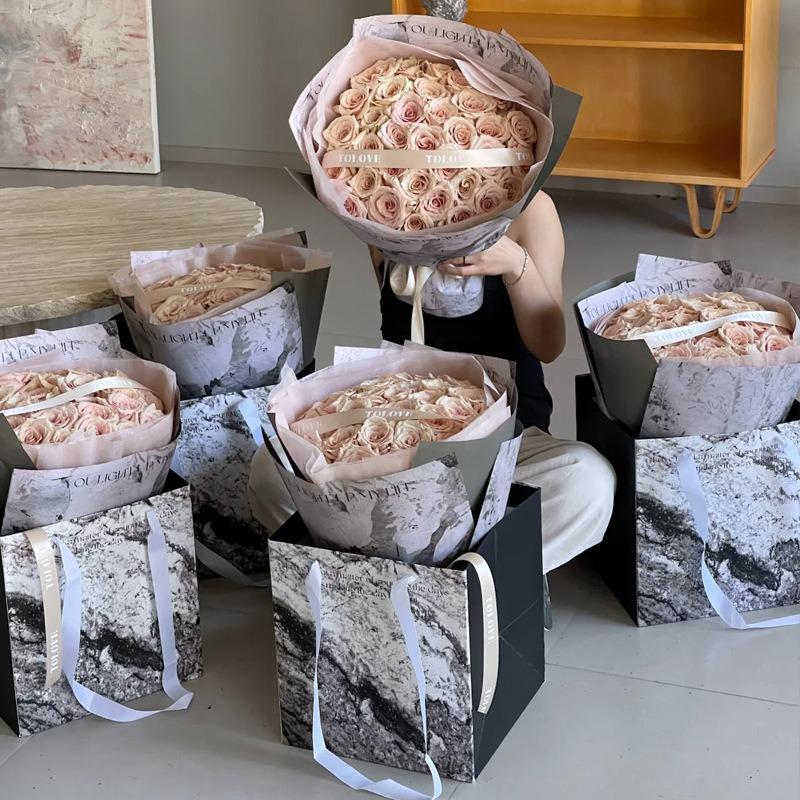 flowers bags with flourshing flowers design