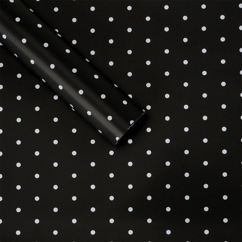 little dot bouquet wrapping paper