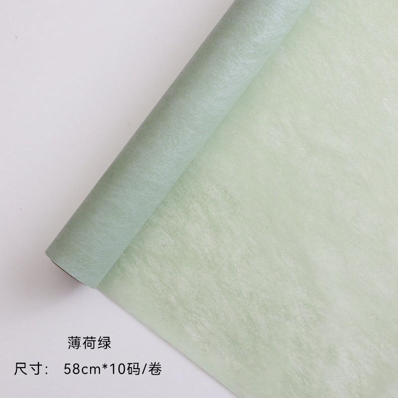 milk clouds cotton floral wrapping paper 10 yard