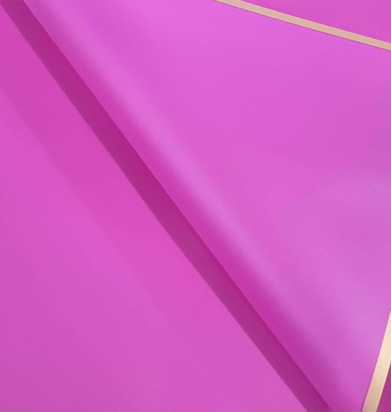 Golden Edge Jelly Flower Wrapping Paper