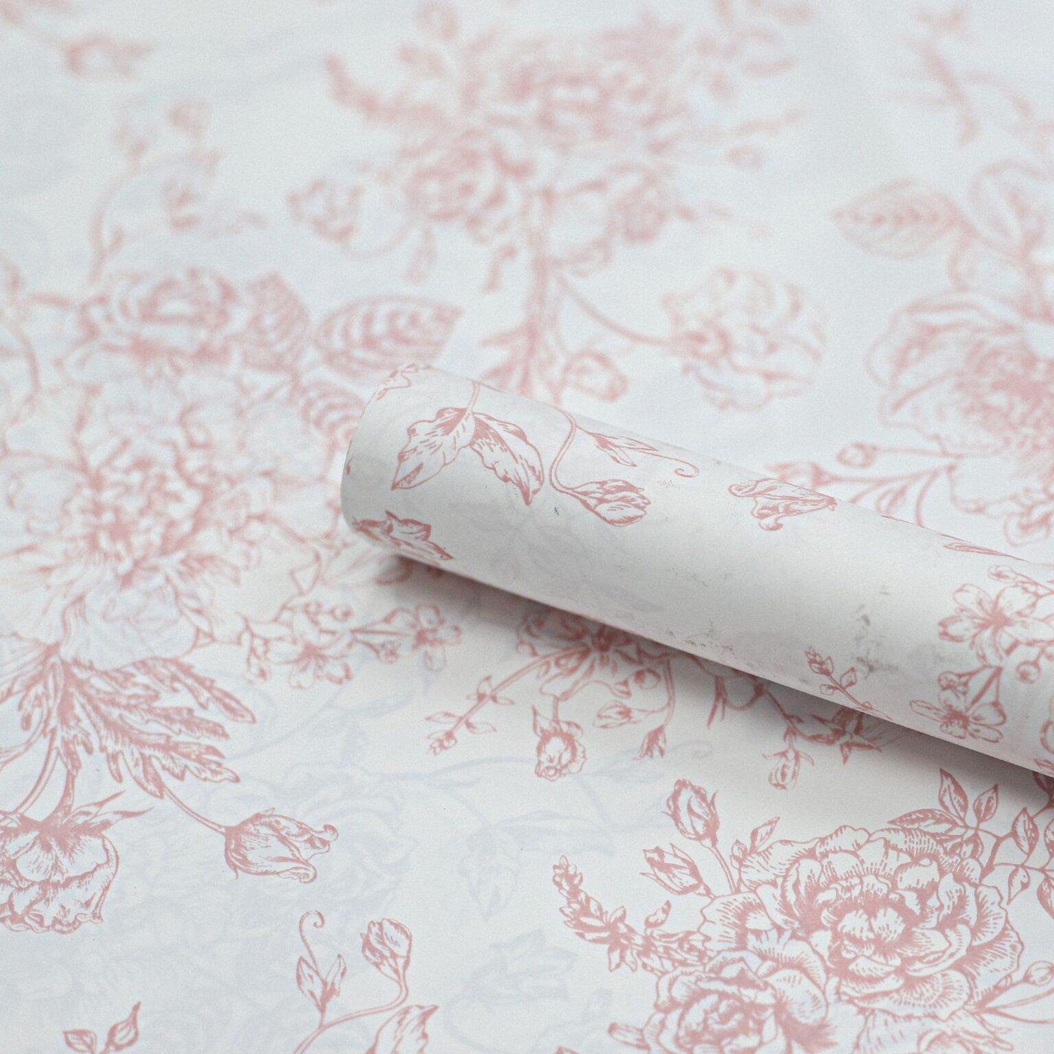 afternoon tea flower wrapping paper