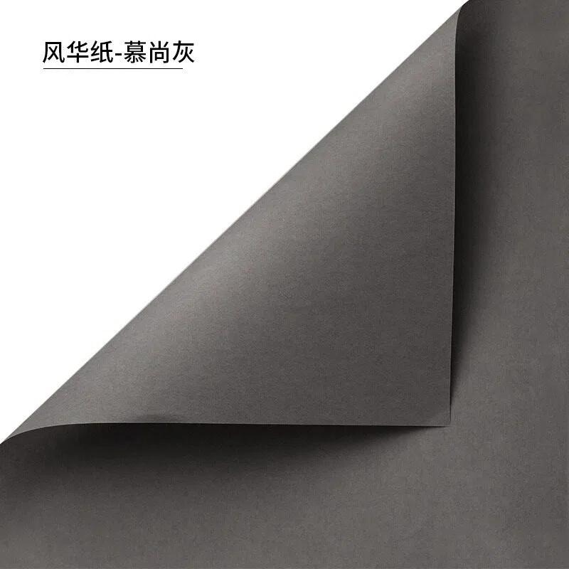 elegant monochrome rose bouquet paper for f;orist