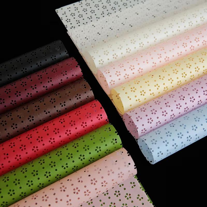Elegant Floral Hollow Wrapping Paper for Bouquets