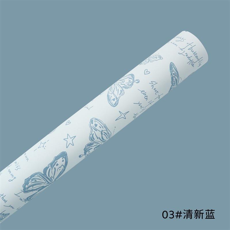 butterfly bouquet wrapping paper
