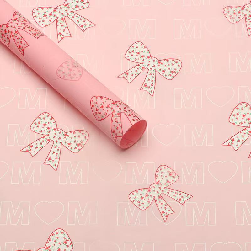knot floral wrapping papper