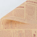letter news floral wrapping paper